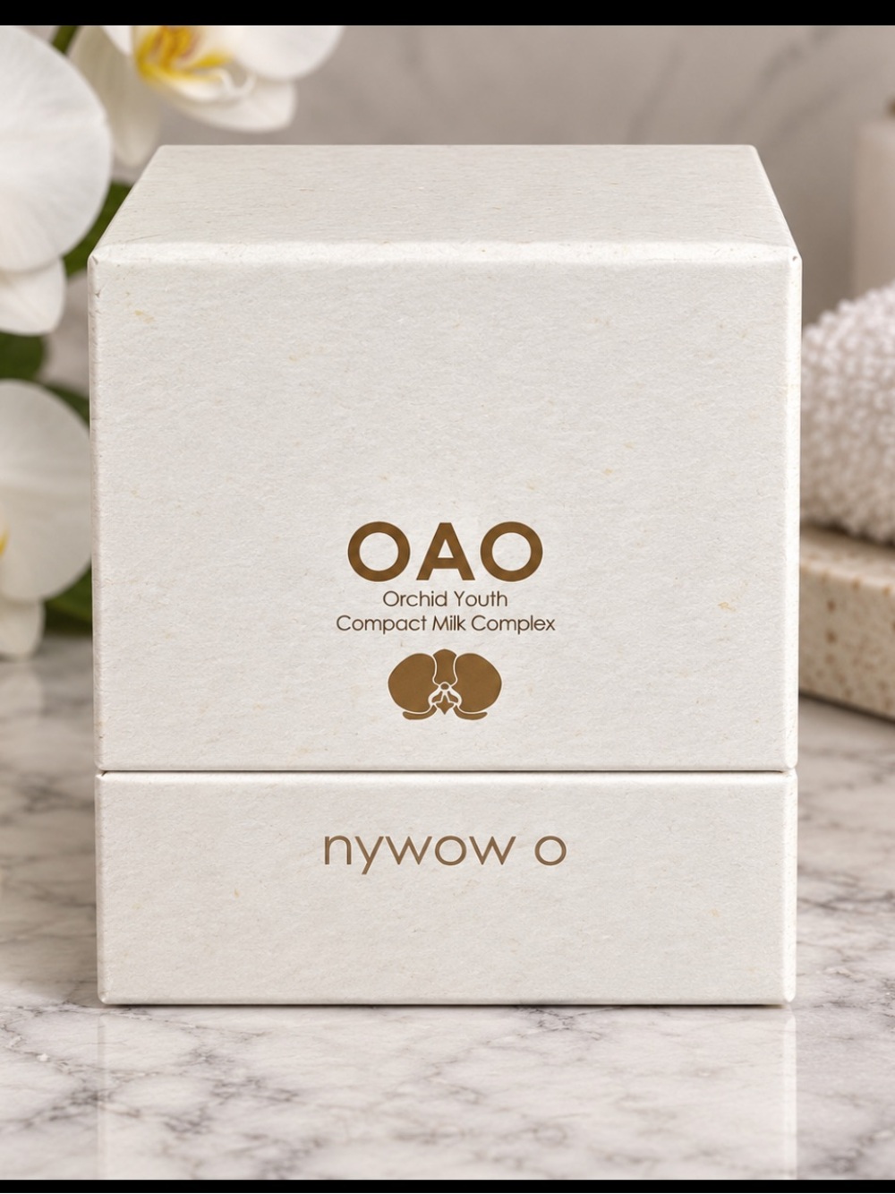 NYWOW OAO Orchid Youth Compact Milk Complex Moisturizing Face Cream 30g NEW